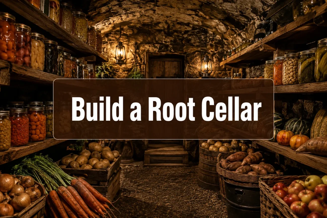 How to Build a Root Cellar for Long-Term Food Storage