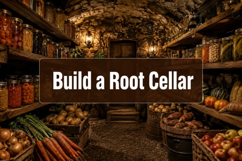How to Build a Root Cellar for Long-Term Food Storage