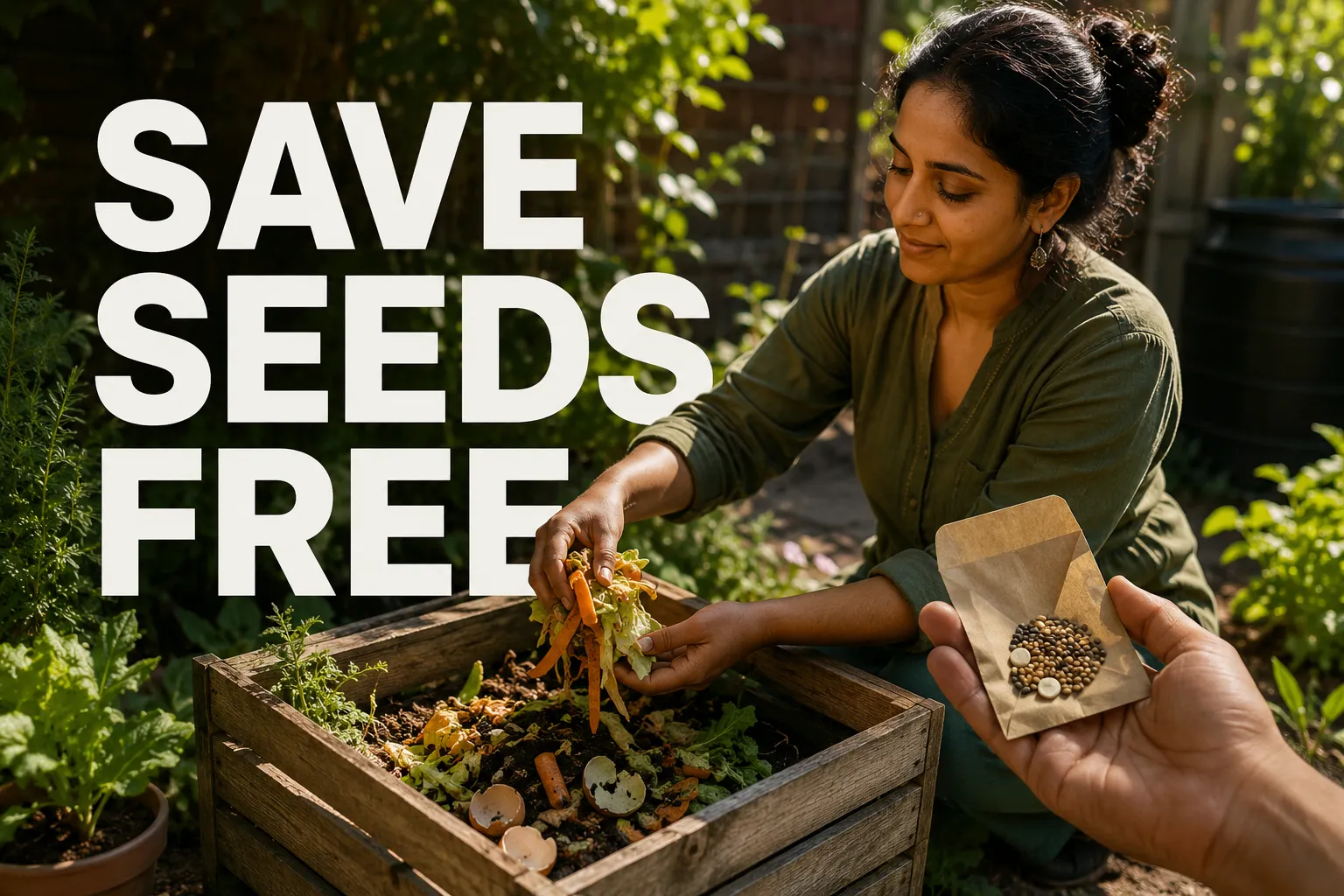 How to Start Composting and Saving Seeds for Free