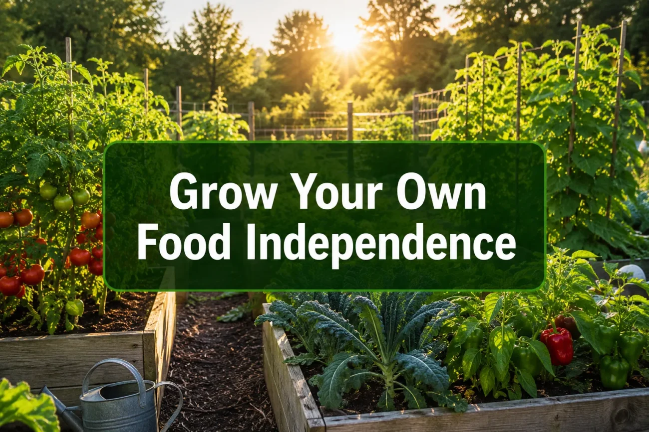 How to Start a Vegetable Garden for Food Independence (Beginner's Guide)