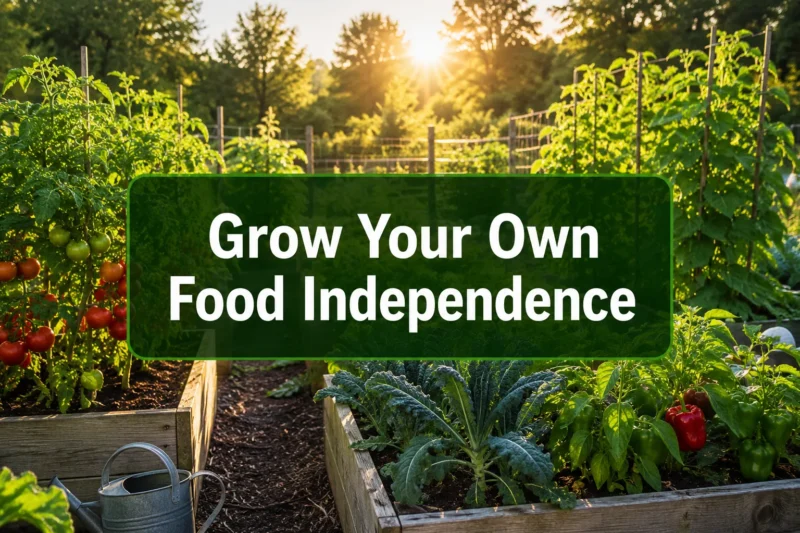 How to Start a Vegetable Garden for Food Independence (Beginner’s Guide)