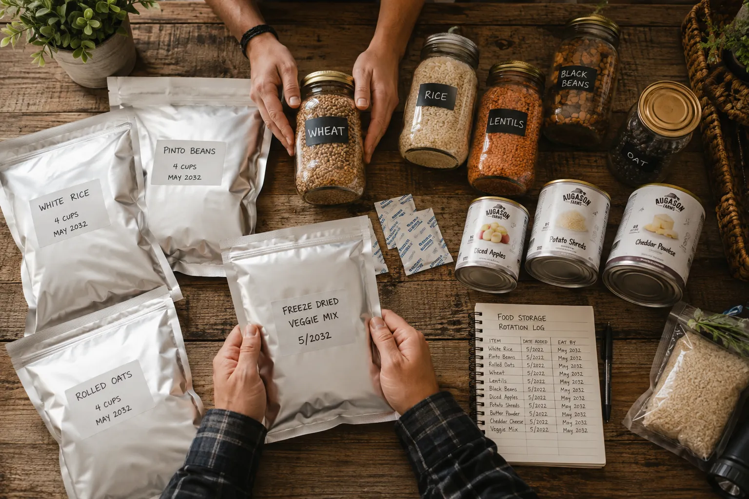 How to Store Food Without Electricity for Months