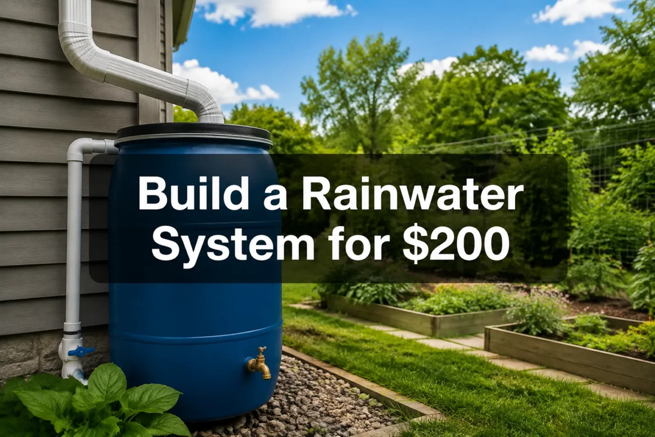 Rainwater Harvesting System: How to Build One for Under $200