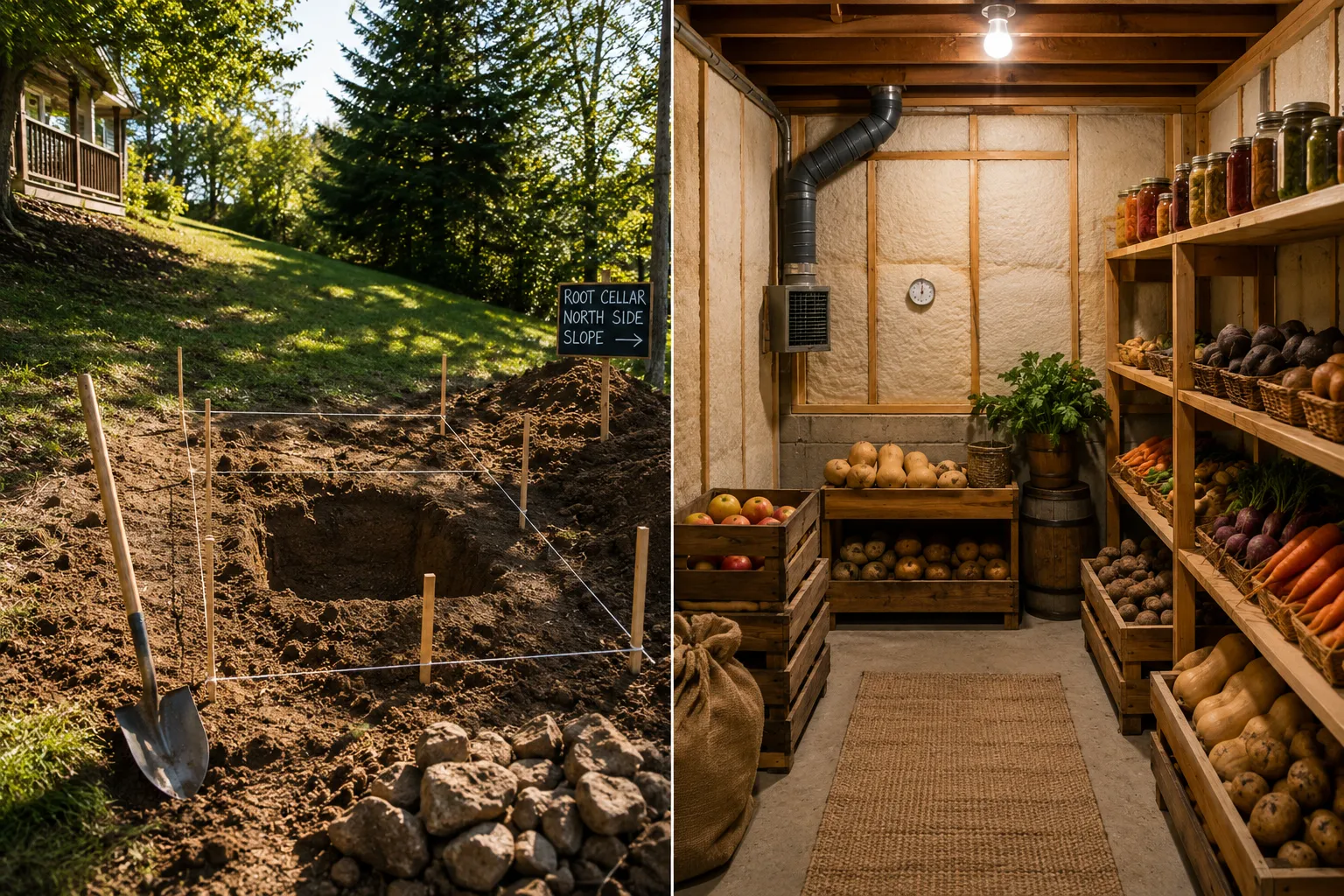 Root Cellar Construction Materials and Tools Needed