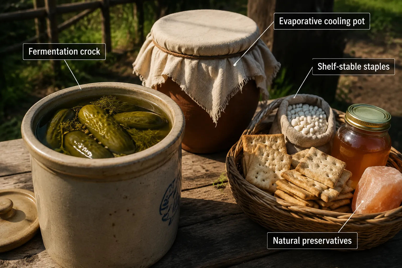 Emergency Food Storage Methods: No Electricity Required