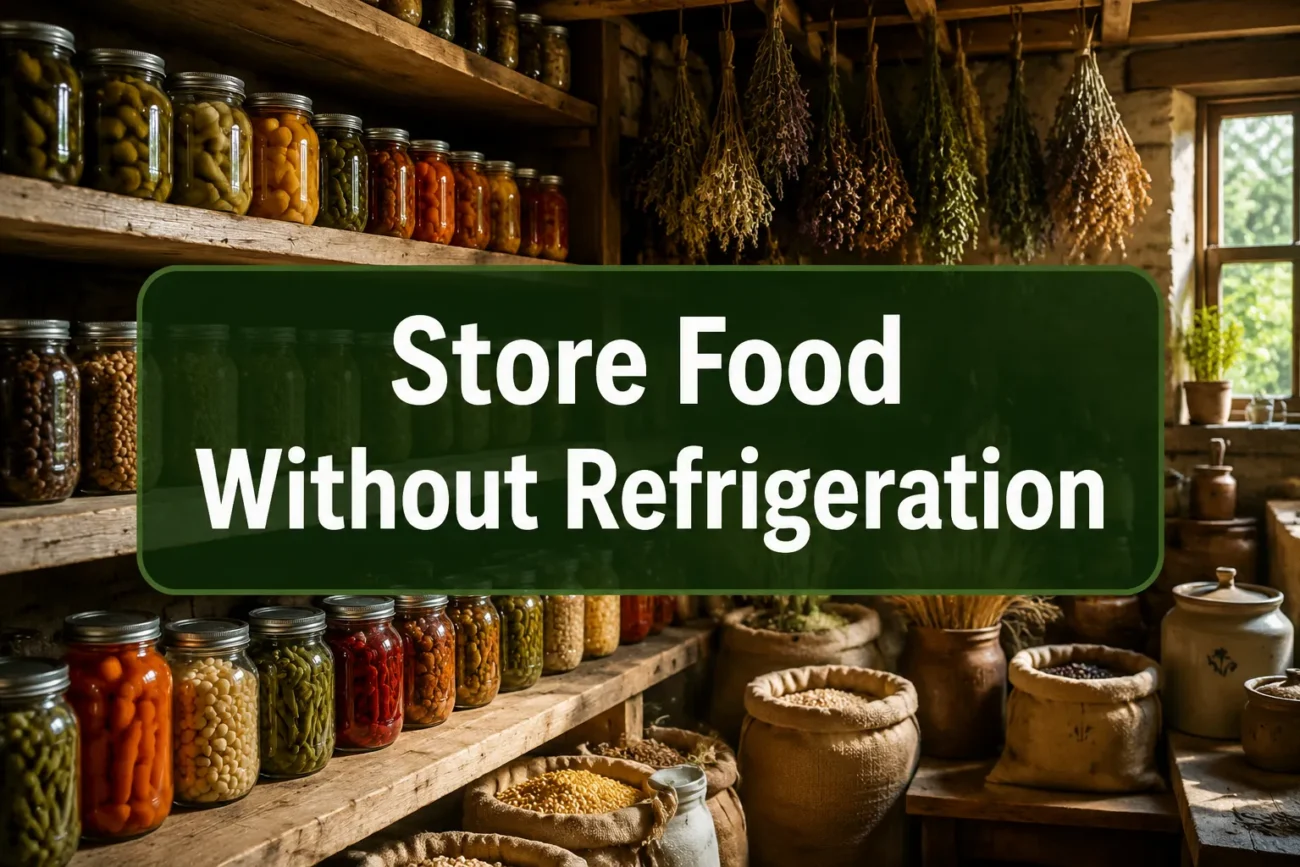 How To Store Food Without Freezer Or Refrigeration