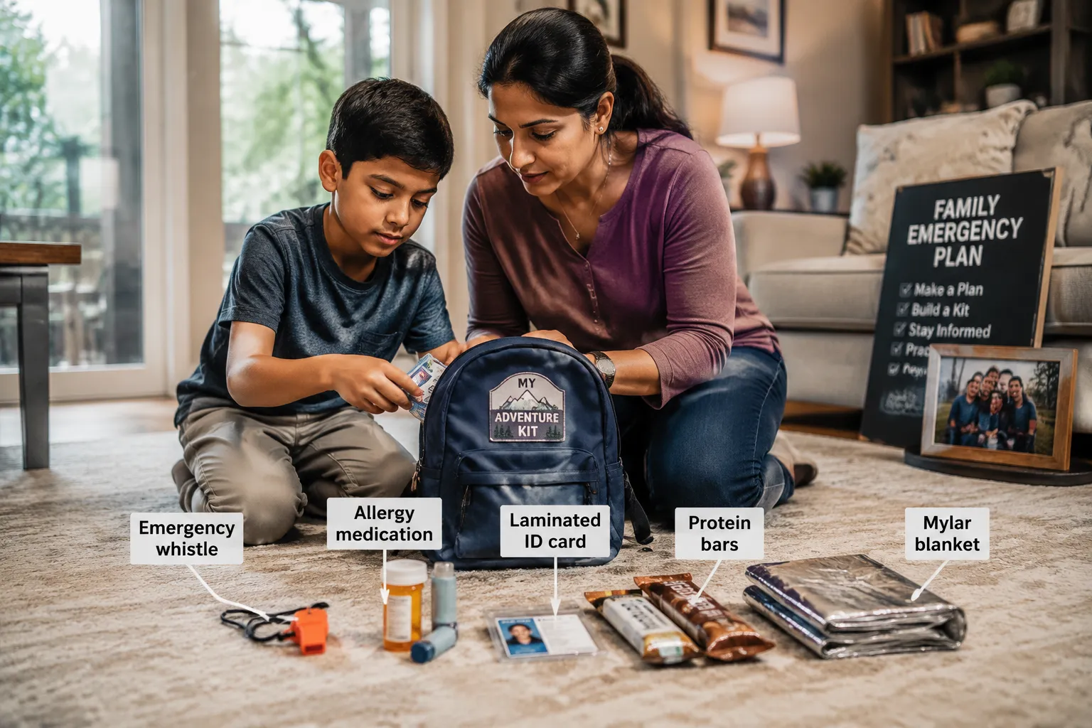 How to Teach Kids to Use a Bug Out Bag