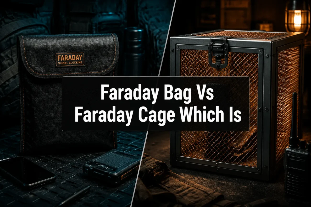 Faraday Bag Vs Faraday Cage Which Is Better for Preppers in 2026