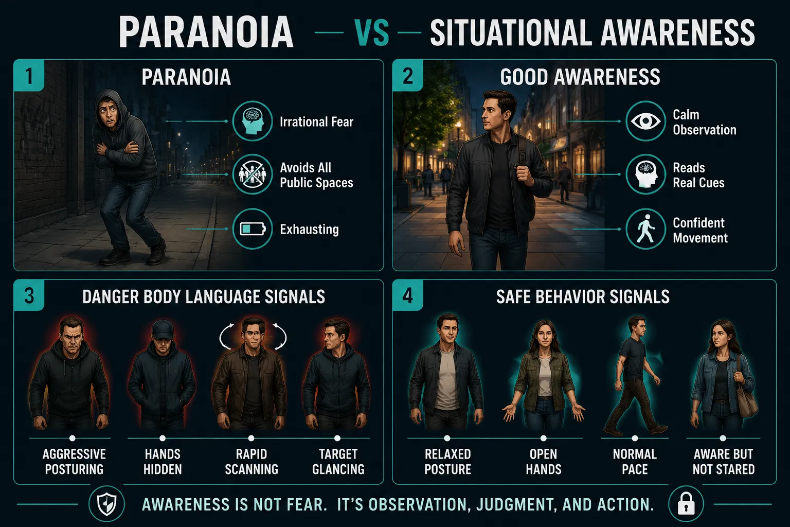 What's the Difference Between Paranoia and Good Situational Awareness