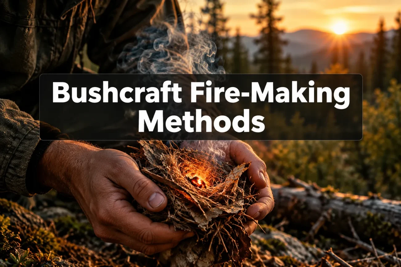 Bushcraft Fire-Making Methods Without a Lighter