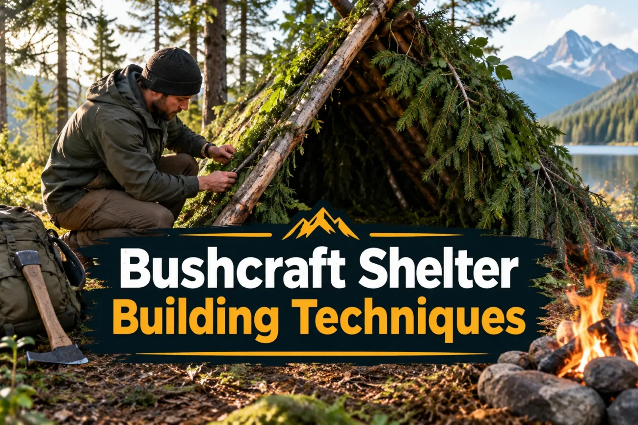 Bushcraft Shelter Building Techniques In The Wild