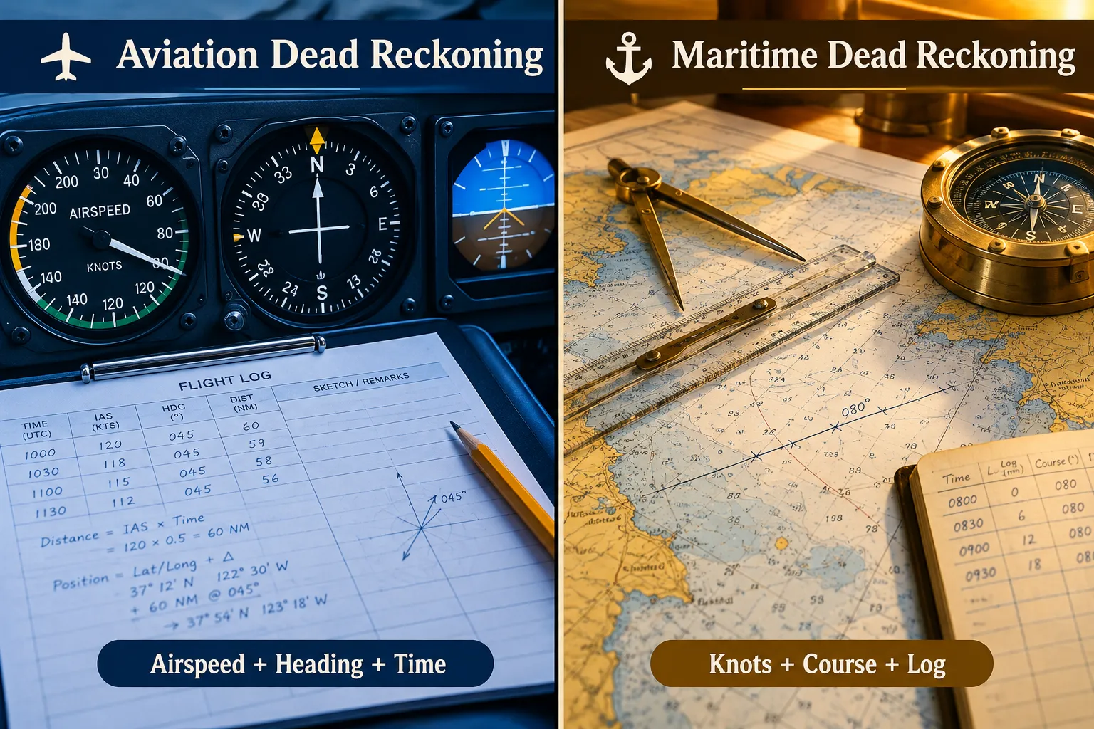 How Do Pilots Use Dead Reckoning