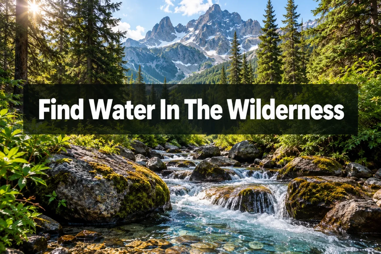 How To Find Water In The Wilderness