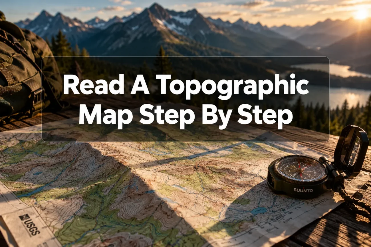 How To Read A Topographic Map Step By Step