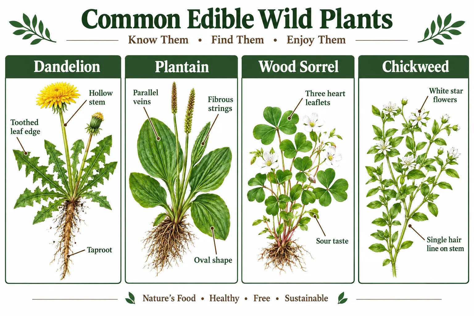 What Are the Most Common Edible Plants to Forage in the Wild?