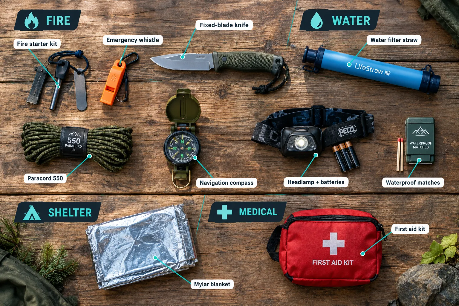 What Should Be in a Basic Wilderness Survival Kit