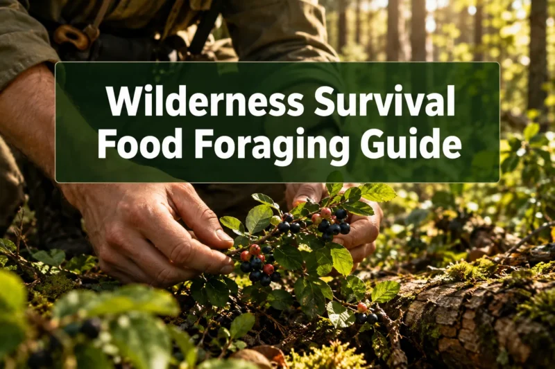 Wilderness Survival Food Foraging Guide: Identify Safe Wild Food & Mushrooms