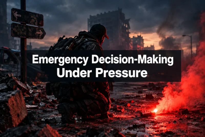 Emergency Decision-Making Under Pressure Guide for Preppers