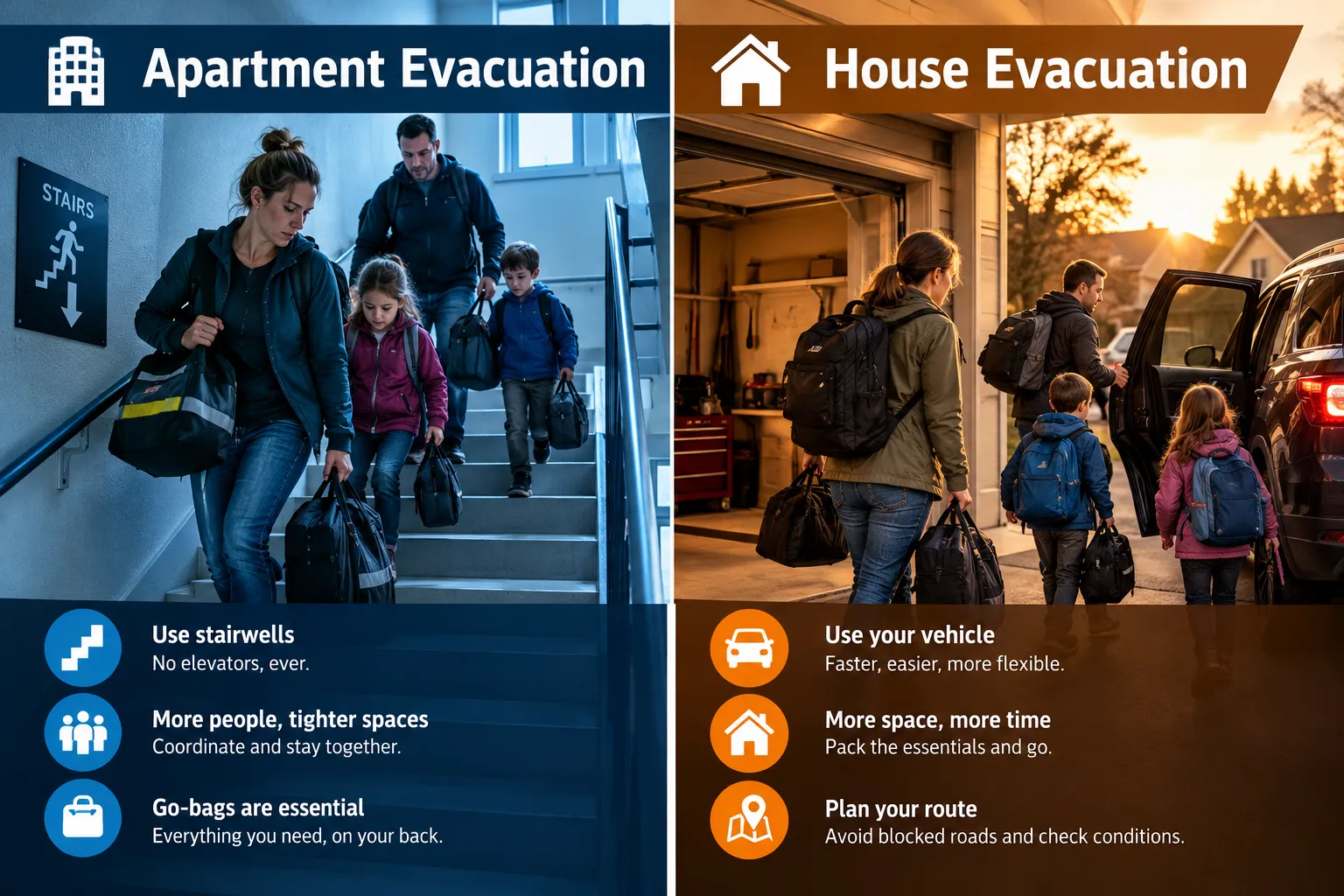 Evacuation Drills for Apartment vs House Differences