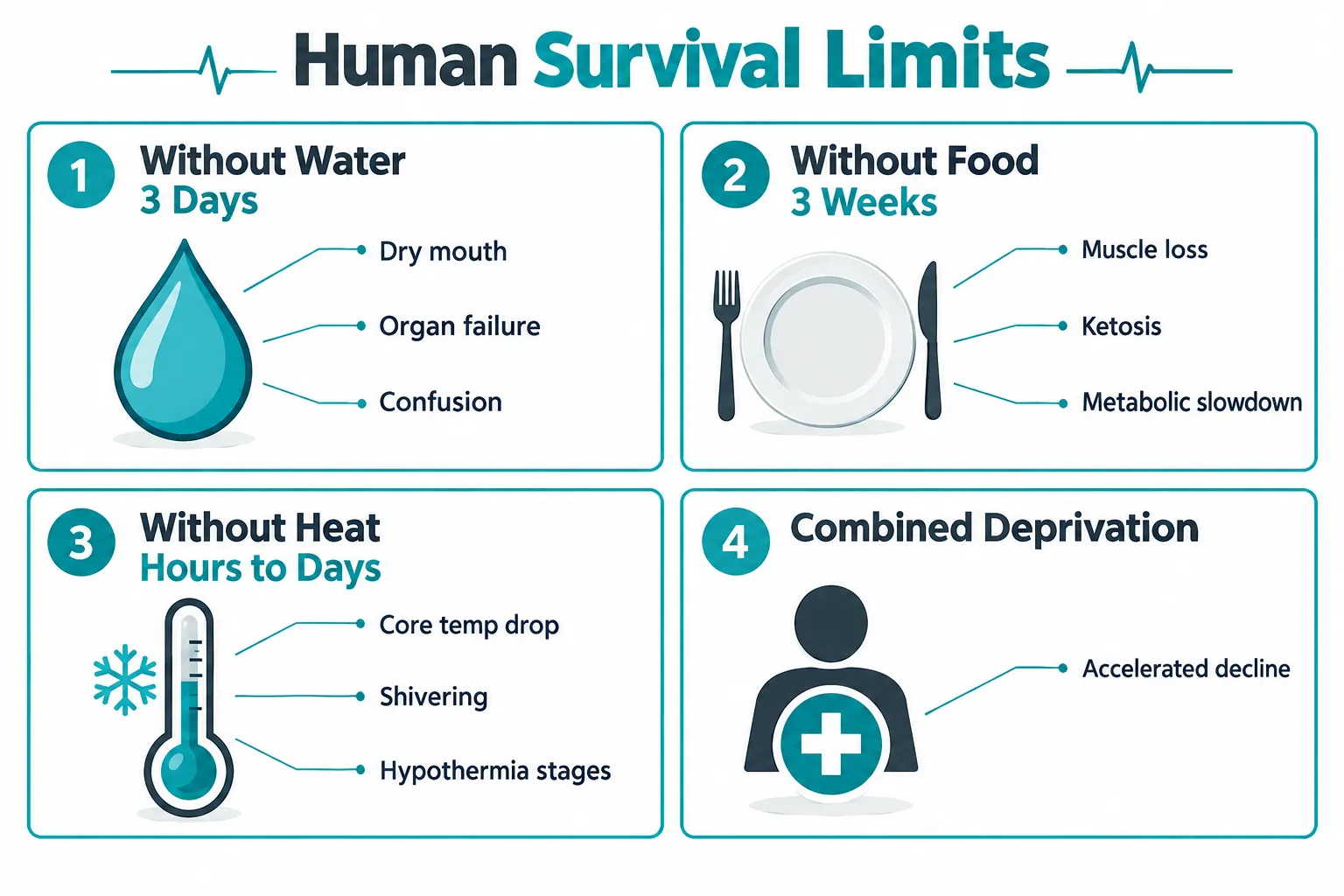 How Long Can a Human Survive Without Water