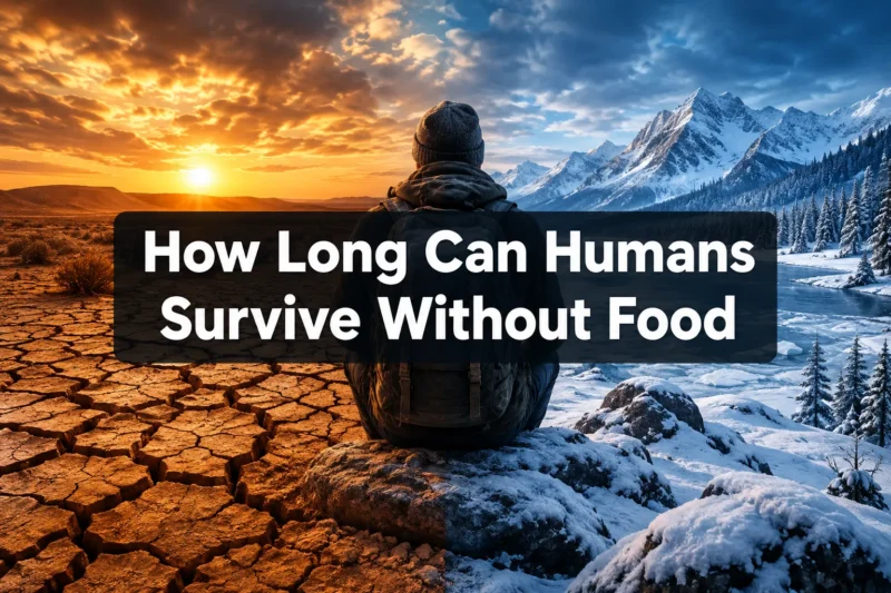 How Long Can Humans Survive Without Food, Water, and Heat