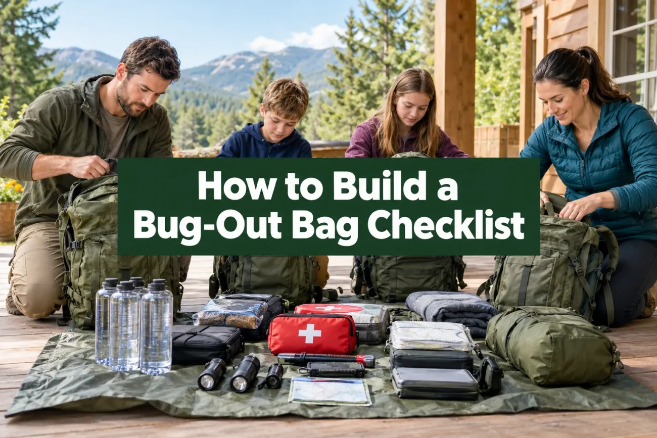 How to Build a Bug-Out Bag Checklist for Families