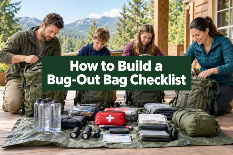 How to Build a Bug-Out Bag Checklist for Families