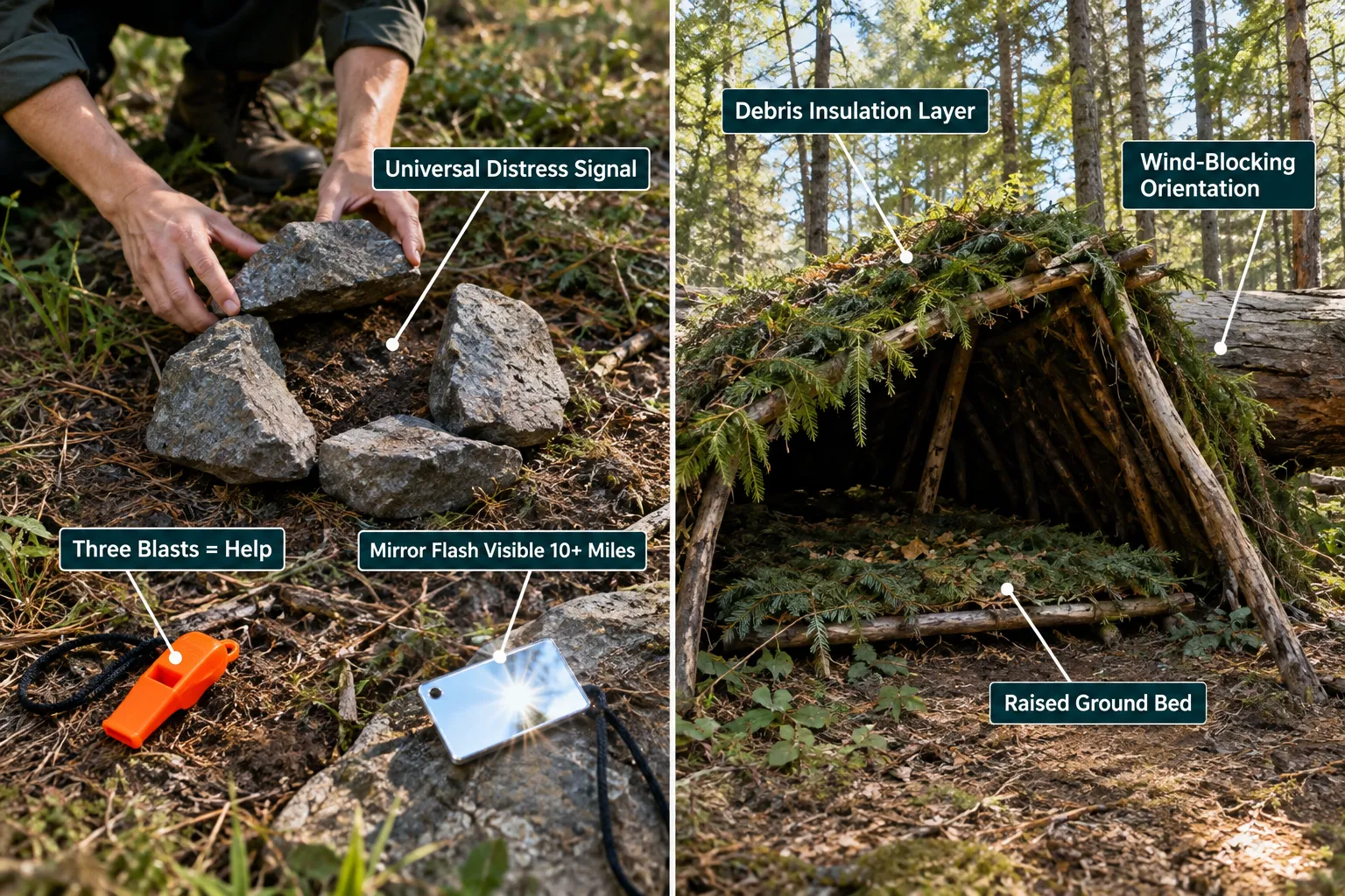 How To Signal for Help When Lost Outdoors