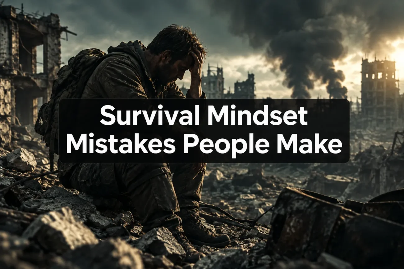 Survival Mindset Mistakes People Make Under Stress