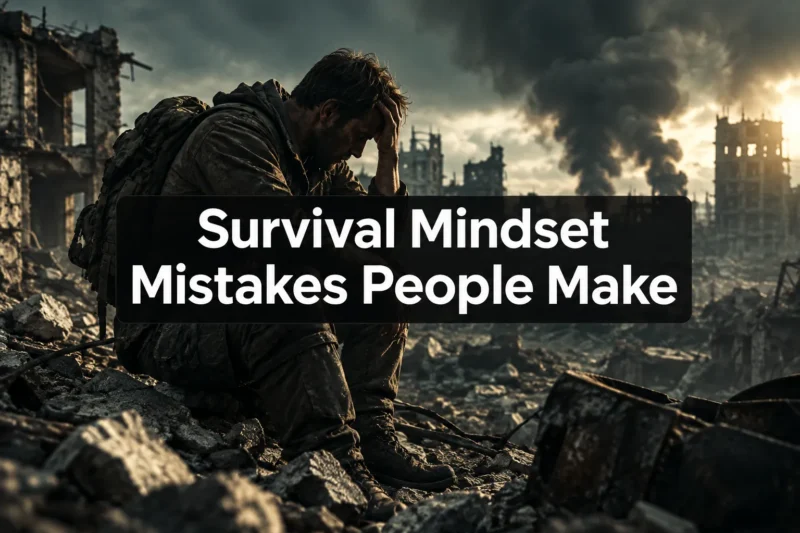 Survival Mindset Mistakes People Make Under Stress