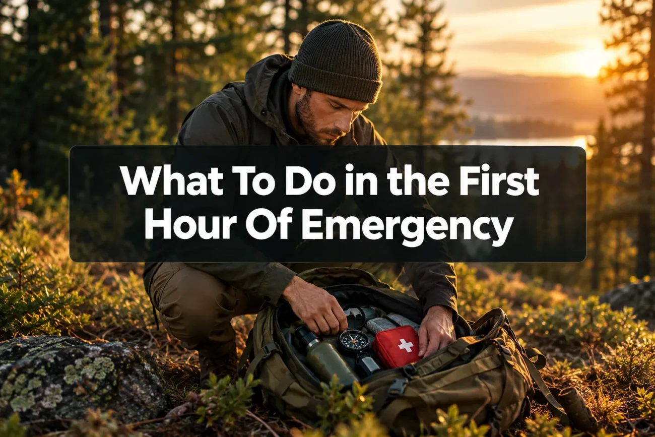 What To Do in the First Hour Of Emergency Survival