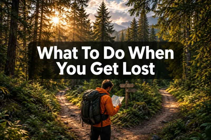 What To Do When You Get Lost In The Wilderness Step By Step